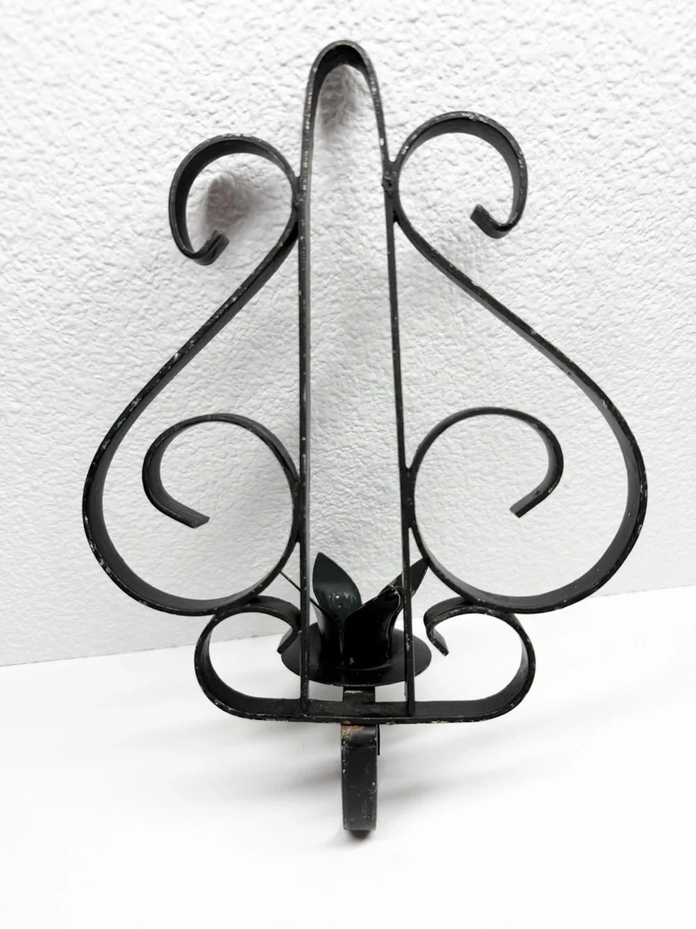 Wrought Iron Taper Candle Sconces